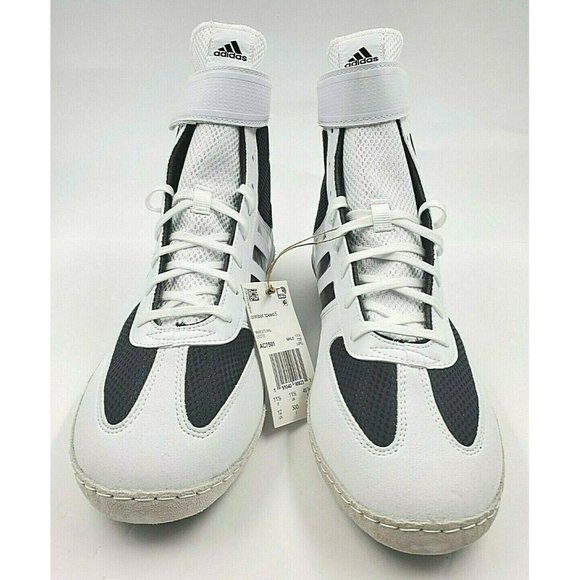 Adidas AC7501 Combat Speed 5 Black White Wrestling